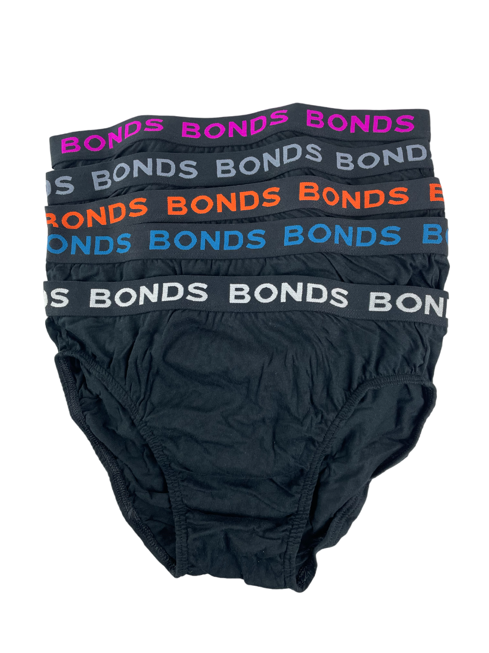 10 Pairs Bonds Men's Hipster Brief Underwear Assorted 06K Pack