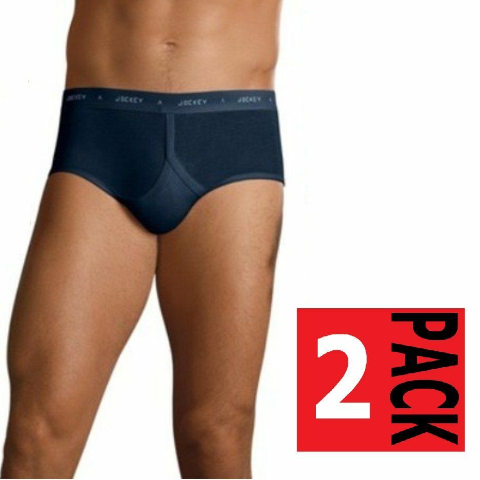 2-Pack Jockey Navy Y-Front Men's Underwear Briefs