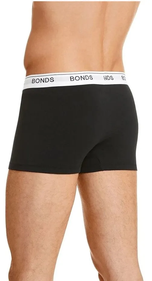 Bonds Guyfront Trunk Men's Underwear Black/White - Pack of 3