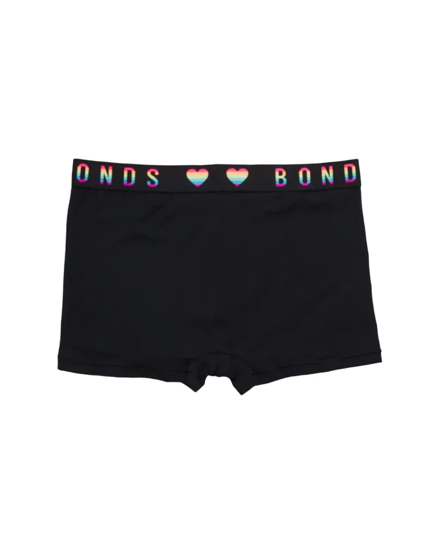 Bonds Men Guyfront Pride Trunk Black Underwear.