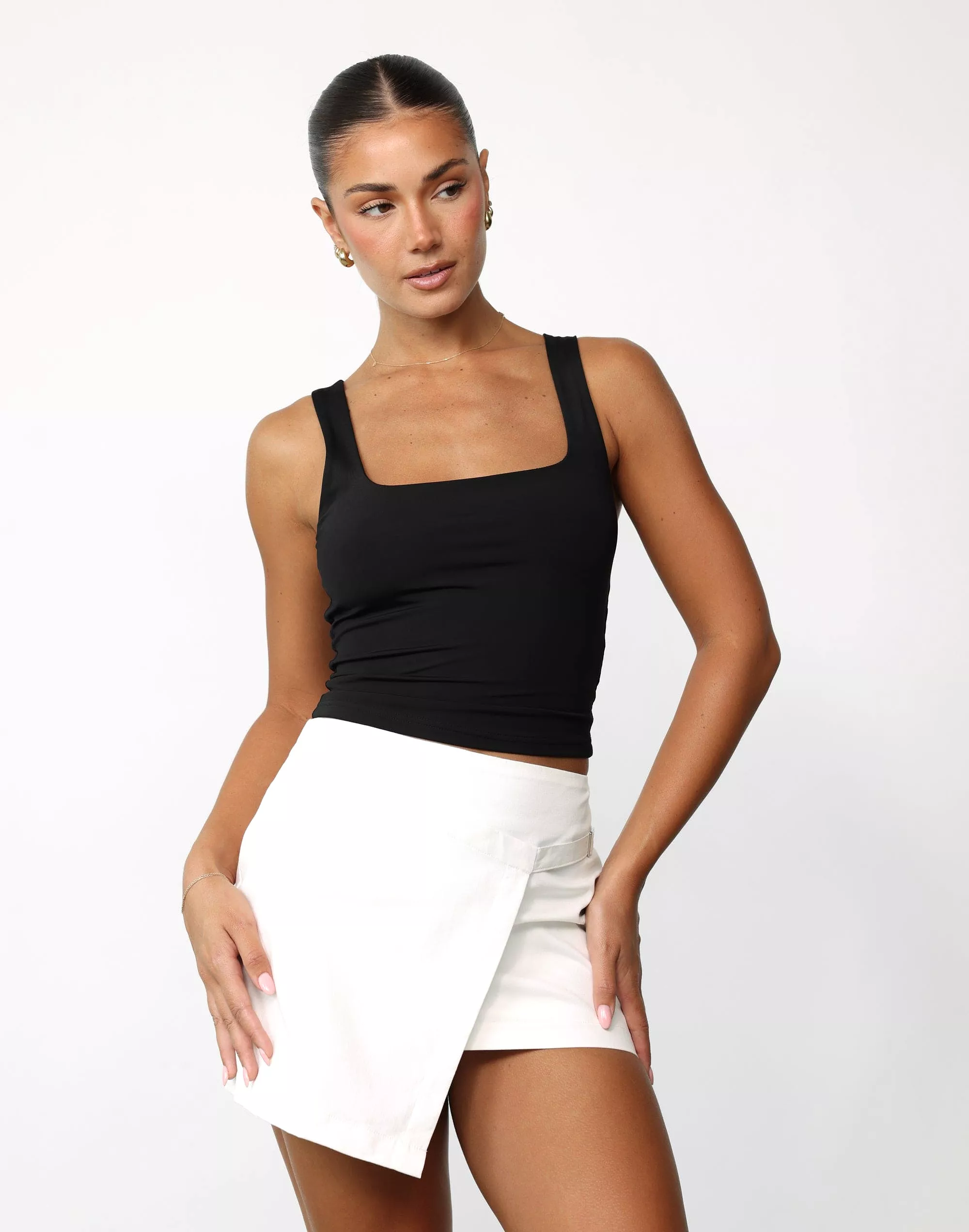 Adeola White Mini Skirt