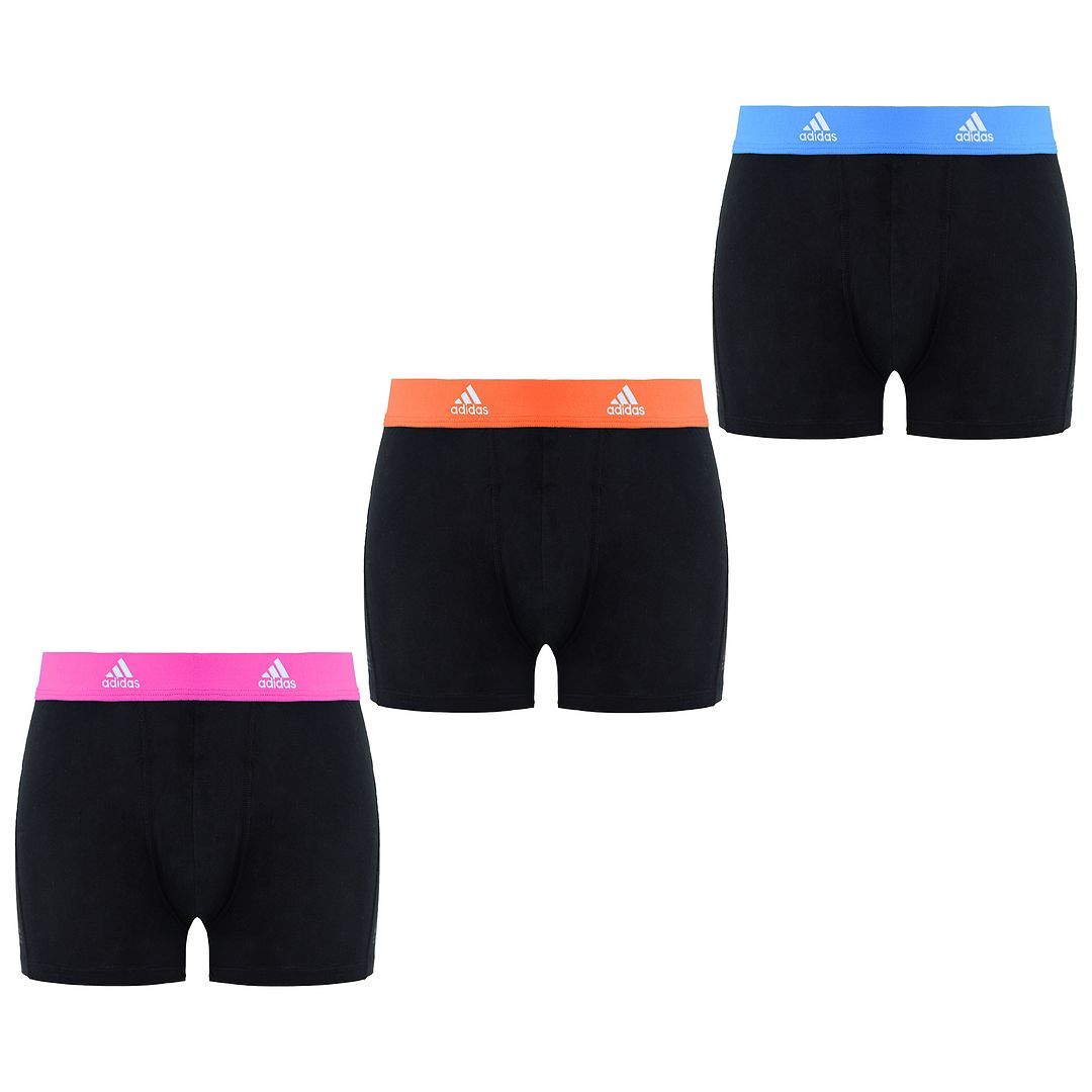 Adidas 3-Pack Black Men's Active Flex Boxer Shorts