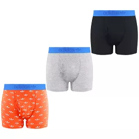 Adidas Comfort Flex Mens Multicoloured Cotton Trunks (3-Pack)