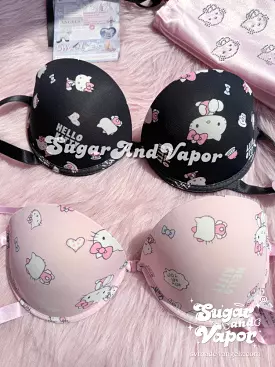 Adorable Cat Underwire Bra with Enhanced Support