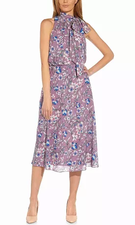 Adrianna Papell - AP1D104621 Halter Floral Dress