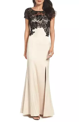 Adrianna Papell Floral Lace Sheath Dress (AP1E201377)