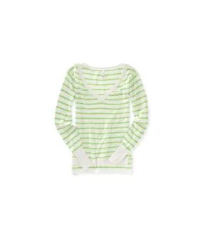 Aeropostale Women's Stripe Knit Sweater, TW1