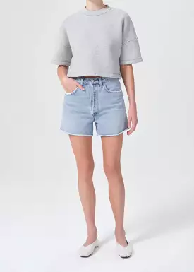 Agolde - Dee High Rise Rolled Hem Short - Hazard | Shop Now for Trendy Shorts