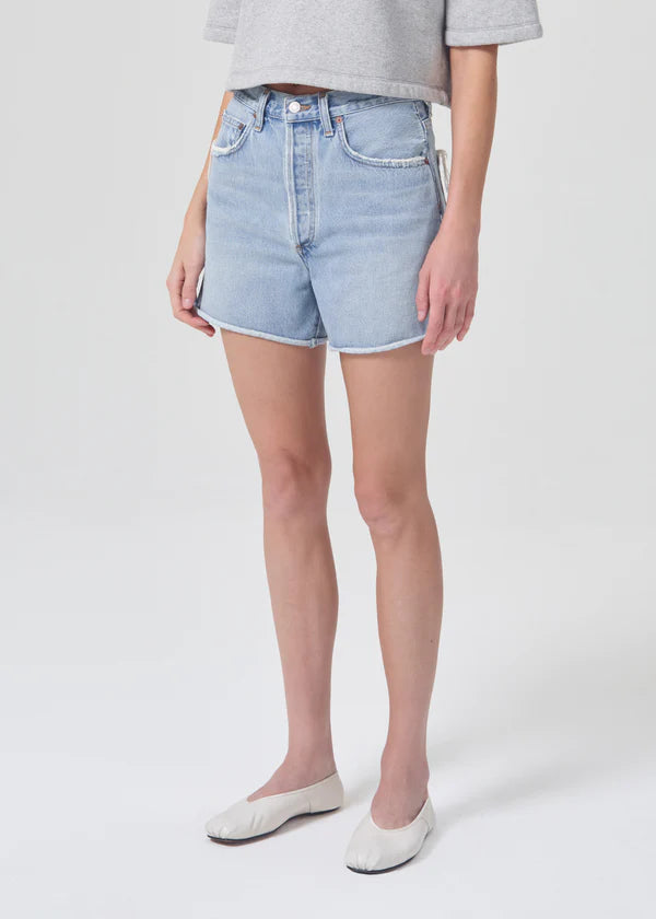 Agolde - Dee High Rise Rolled Hem Short - Hazard | Shop Now for Trendy Shorts