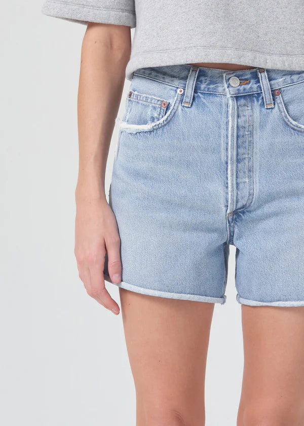 Agolde - Dee High Rise Rolled Hem Short - Hazard | Shop Now for Trendy Shorts