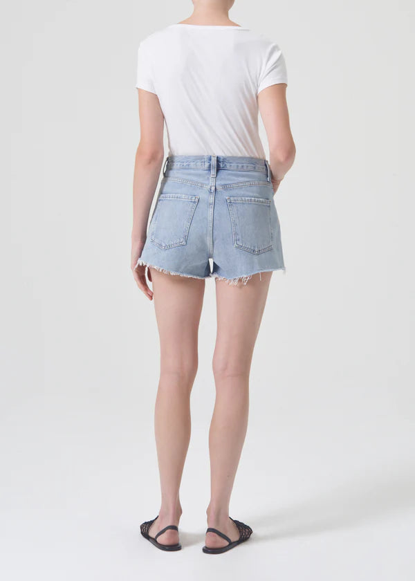 Agolde Mila Vintage High Rise Shorts - Hazard