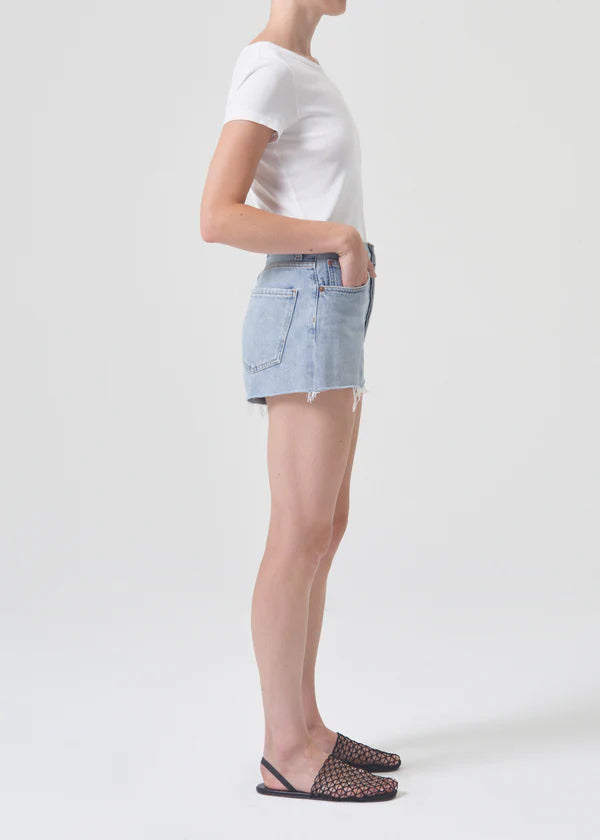 Agolde Mila Vintage High Rise Shorts - Hazard