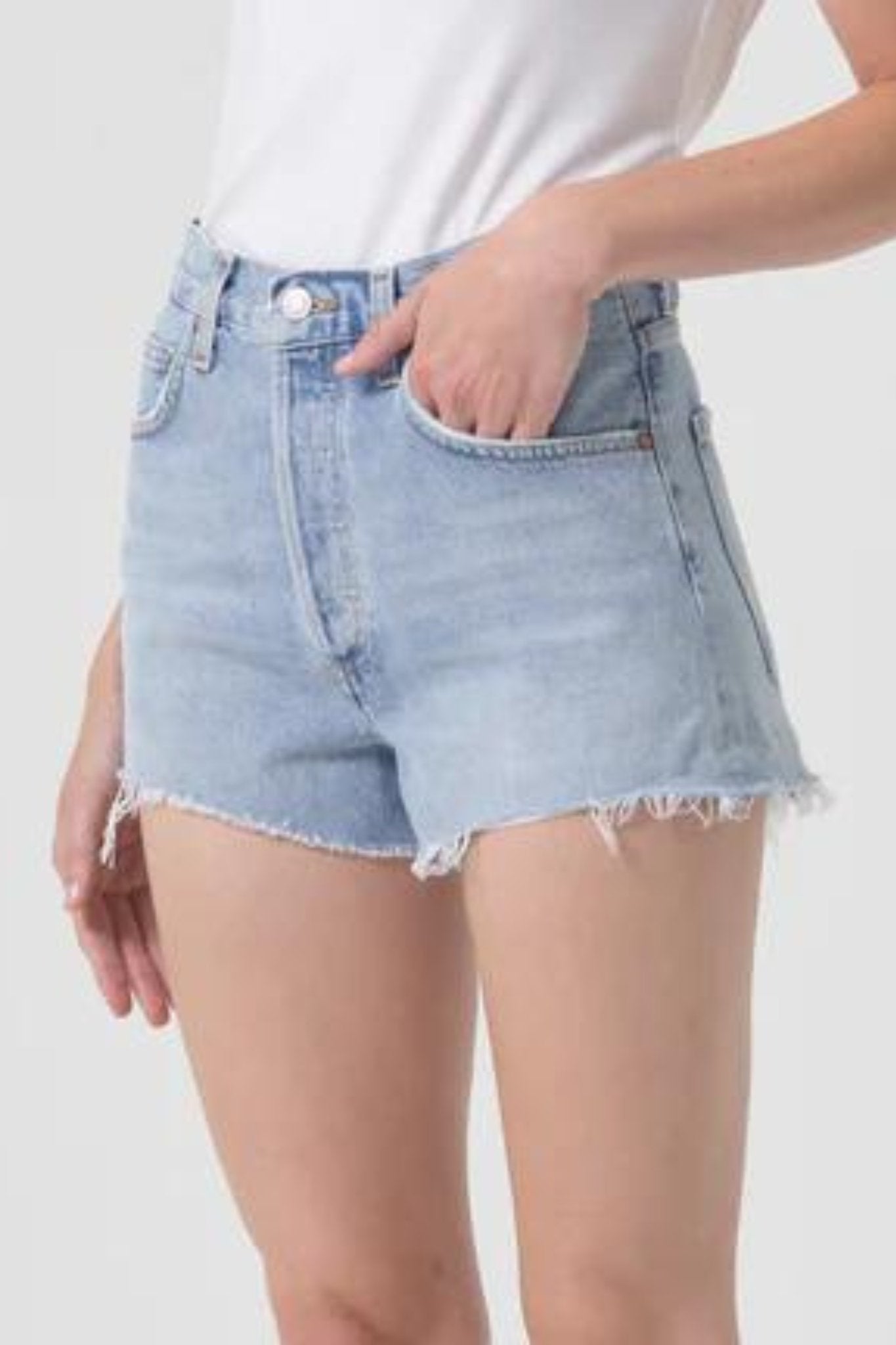 Agolde Mila Vintage High Rise Shorts - Hazards of Wearing Them