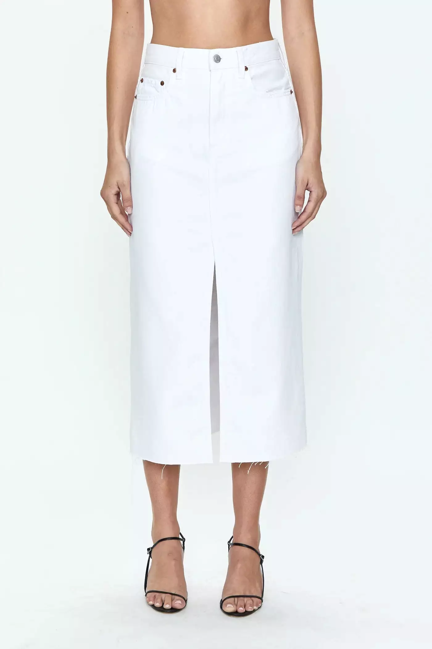 Alice White Midi Skirt