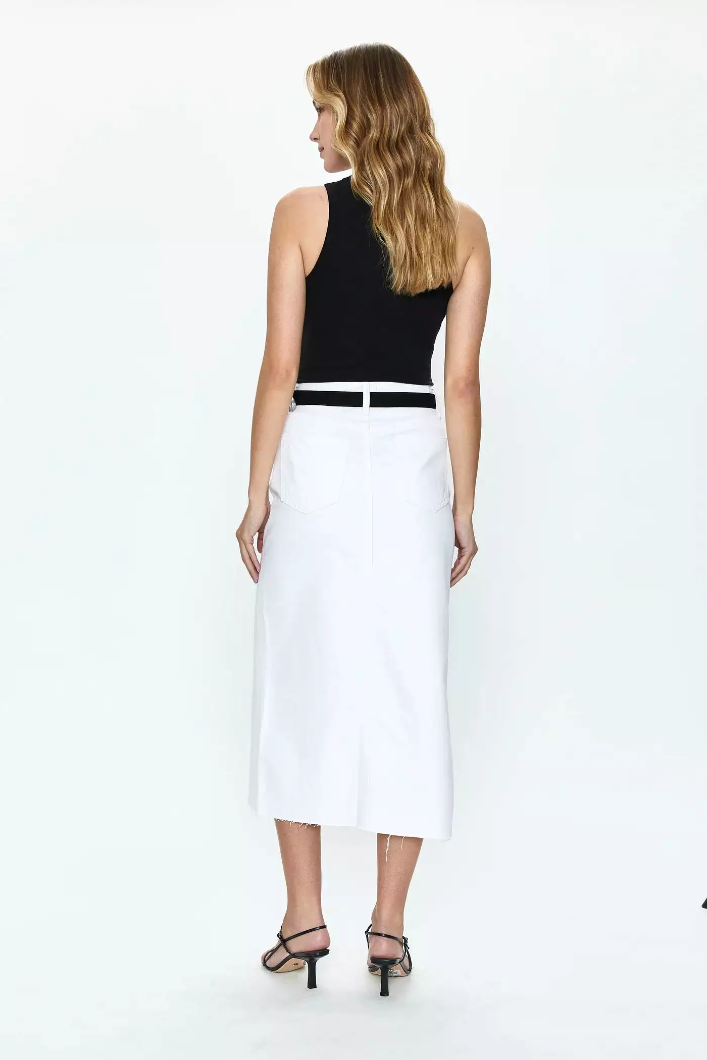 Alice White Midi Skirt