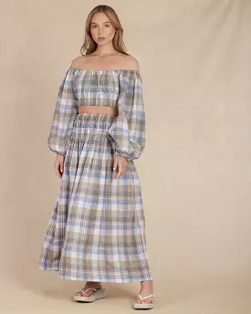 Allegra Linen Plaid Skirt - Search Engine Optimization