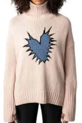 Alma Spike Heart Sweater - Shop Now