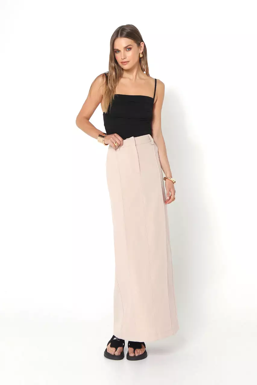 Arianna Skirt Stone - Shop Now