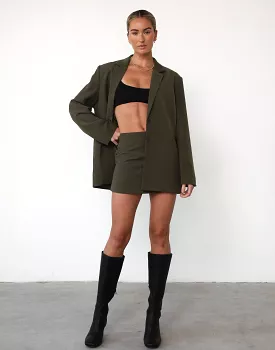 Ashwood Mini Skirt - Burnt Olive