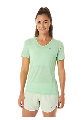 ASICS Women's Race V-Neck Short Sleeve Shirt