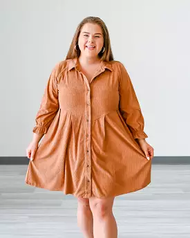 Austin Corduroy Shirt Dress