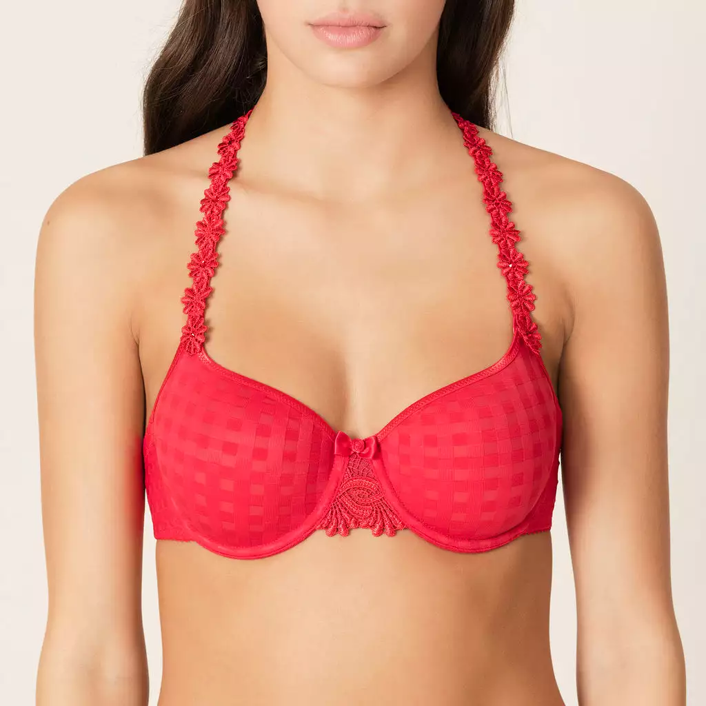 Avero Unlined Multiway Bra in Scarlet.