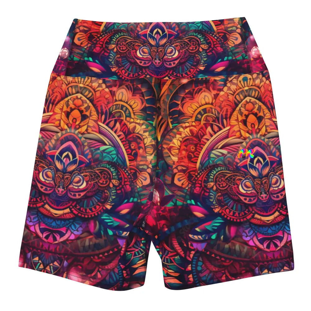 Ayahuasca party yoga shorts