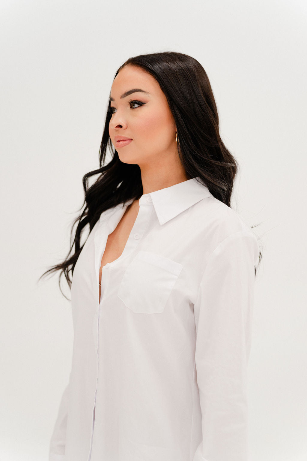 Back Shirt Dress