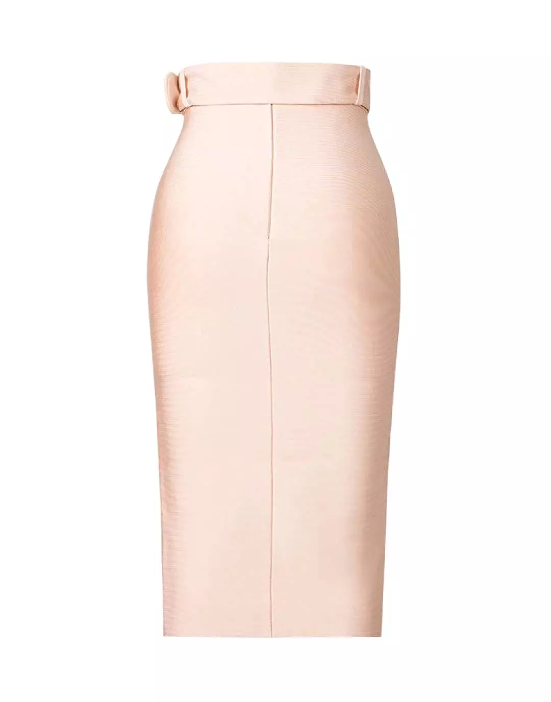 Belted Split Bandage Midi Skirt