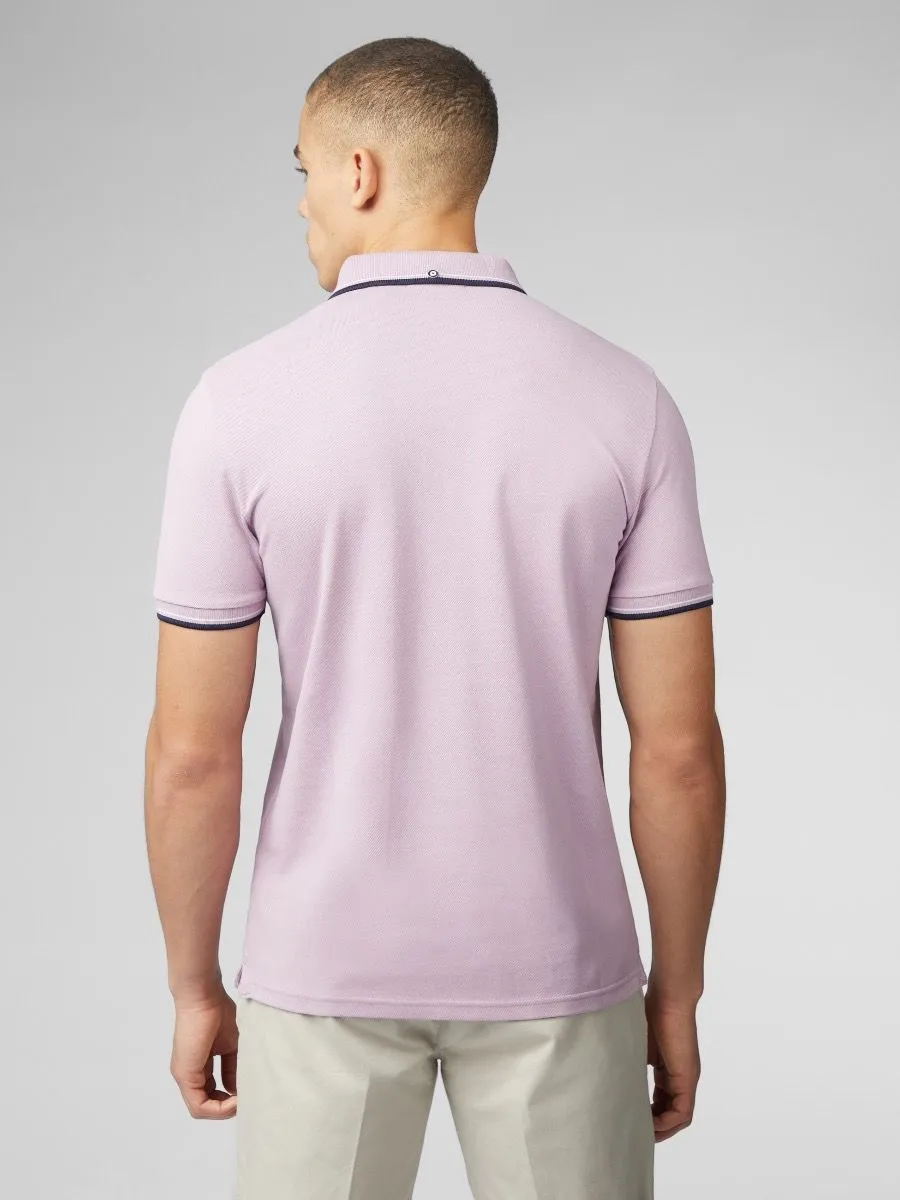 Ben Sherman Violet Casual Polo Shirt Short Sleeve