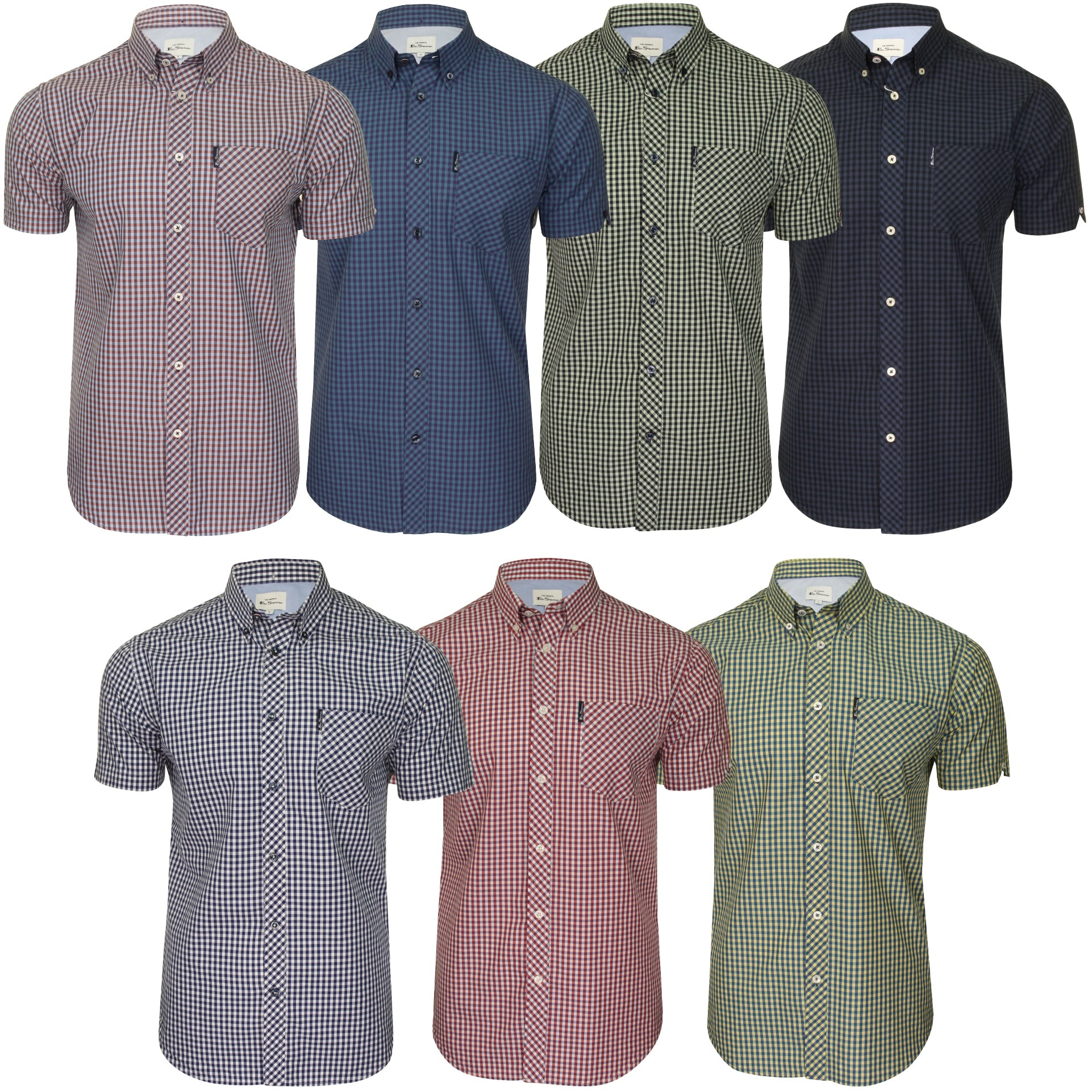 Ben Sherman Gingham Shirt - Short Sleeved