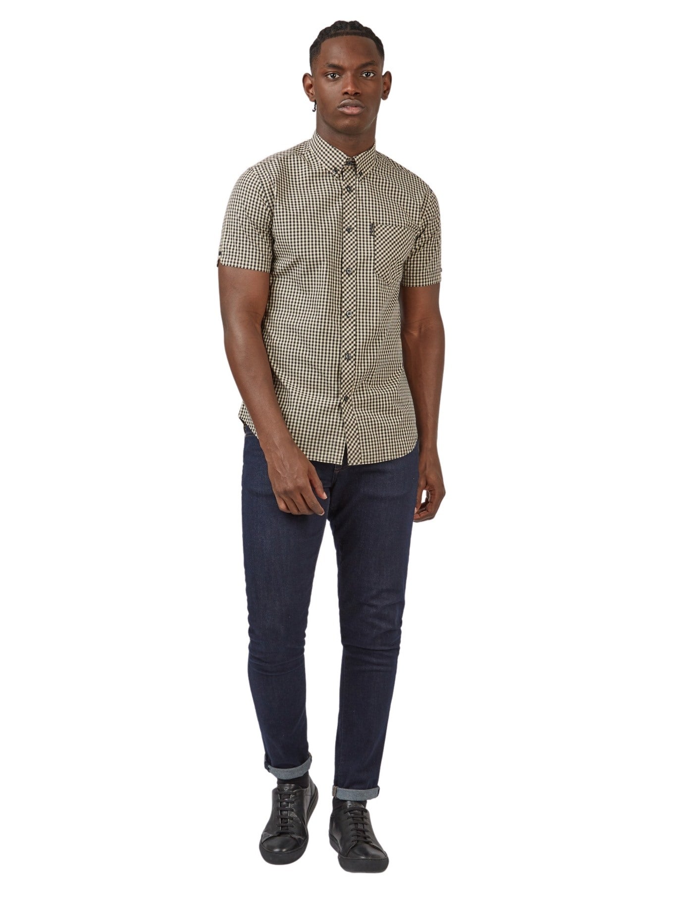 Ben Sherman Gingham Shirt - Short Sleeved