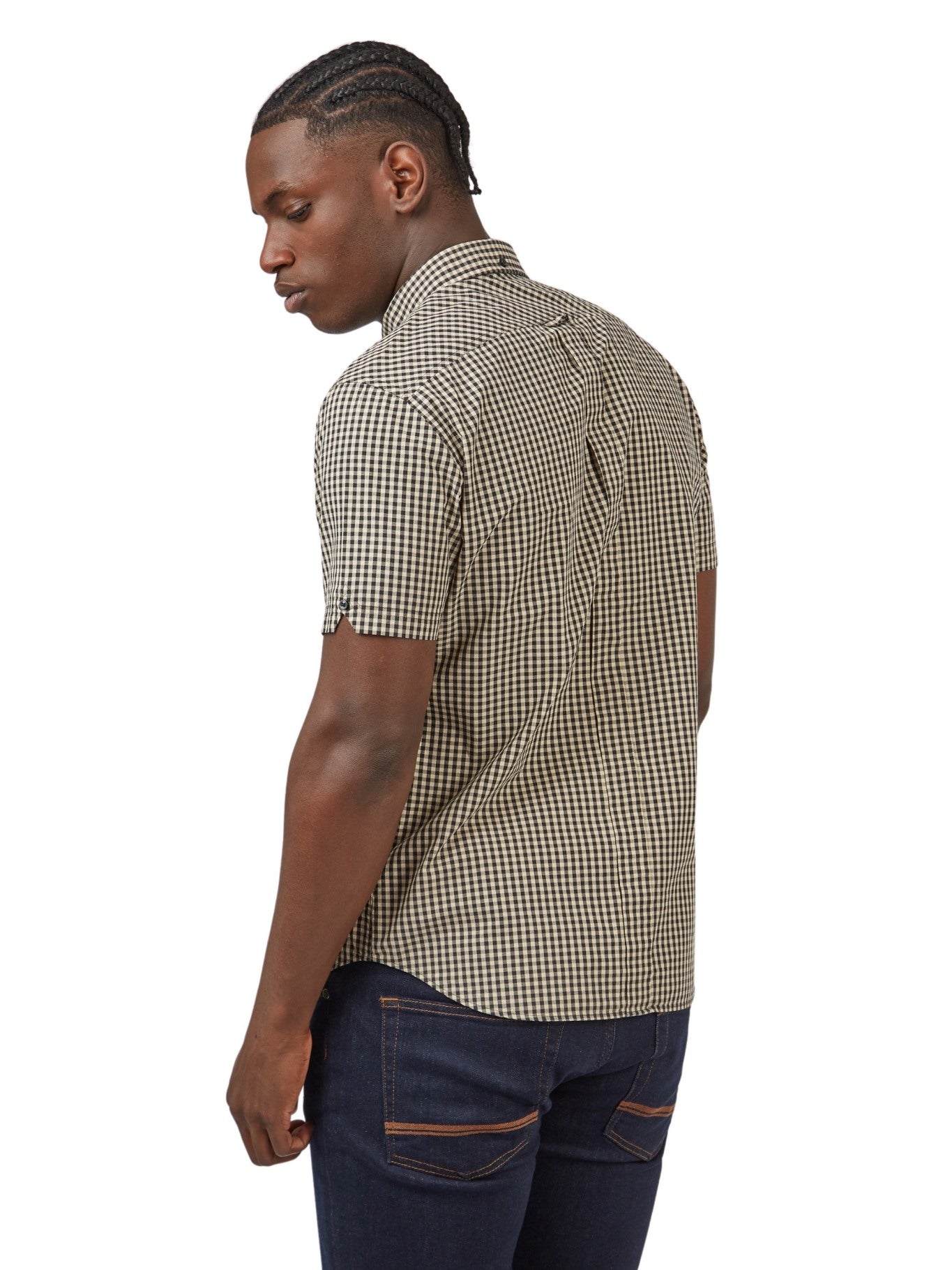 Ben Sherman Gingham Shirt - Short Sleeved