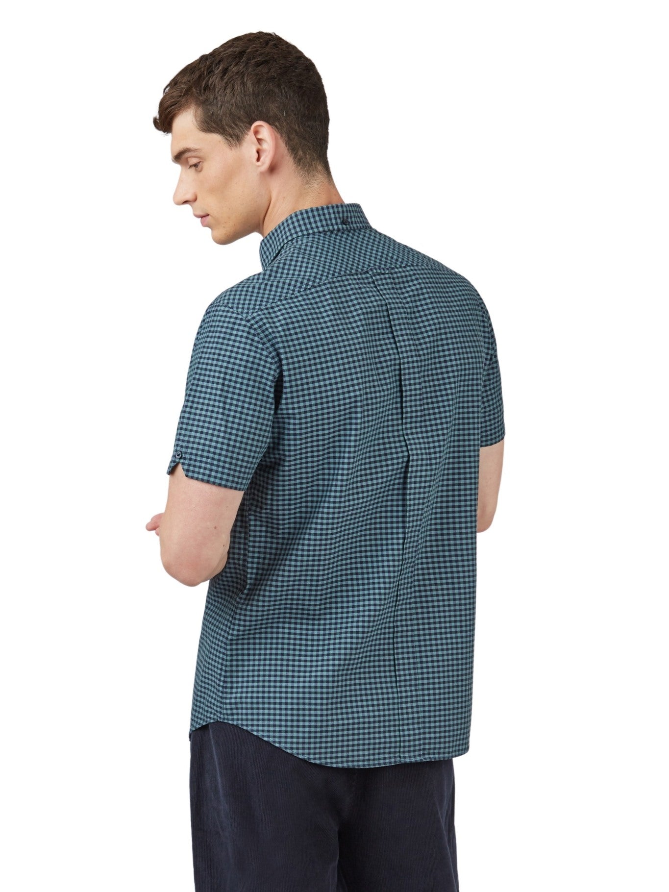 Ben Sherman Gingham Shirt - Short Sleeved