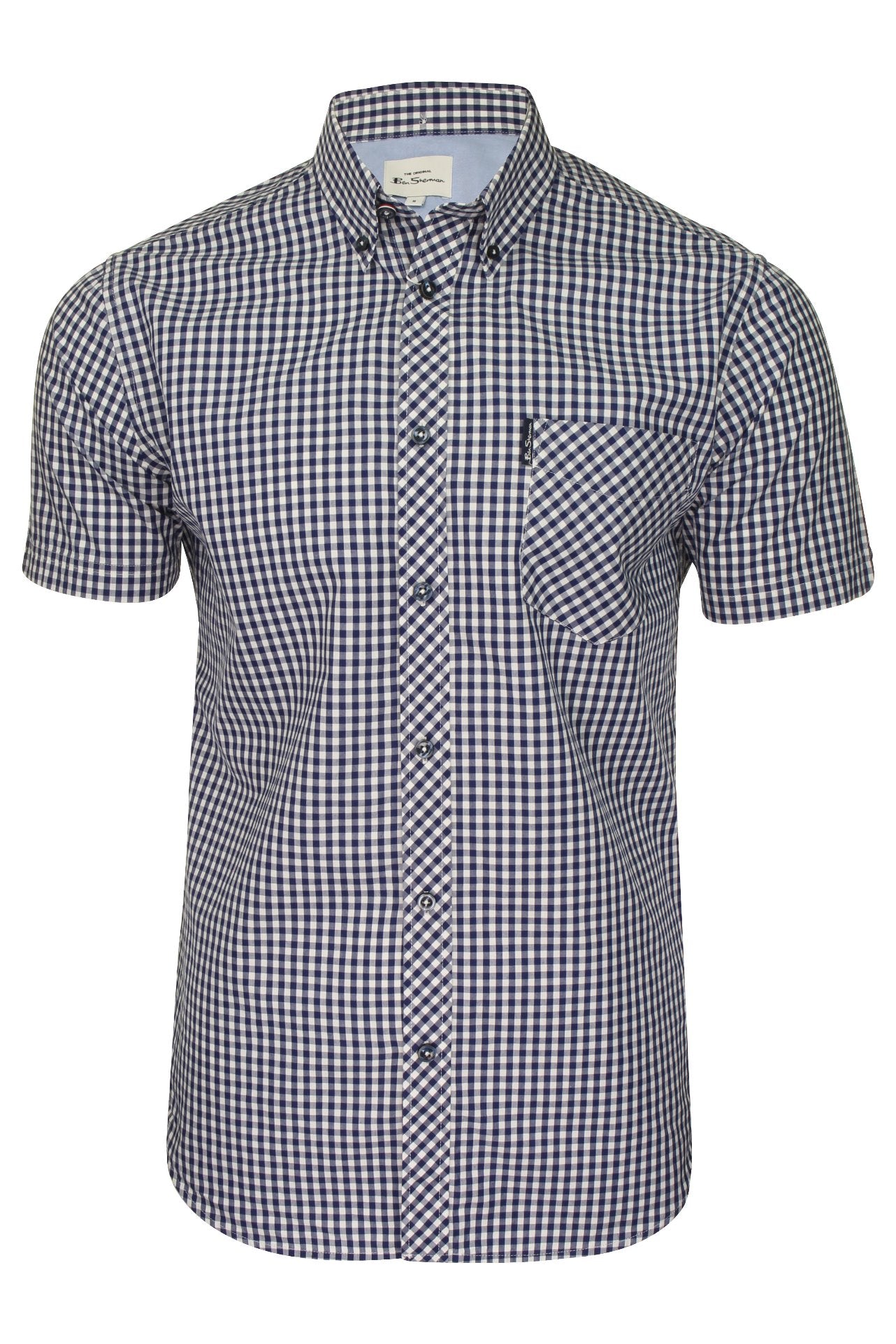 Ben Sherman Gingham Shirt - Short Sleeved