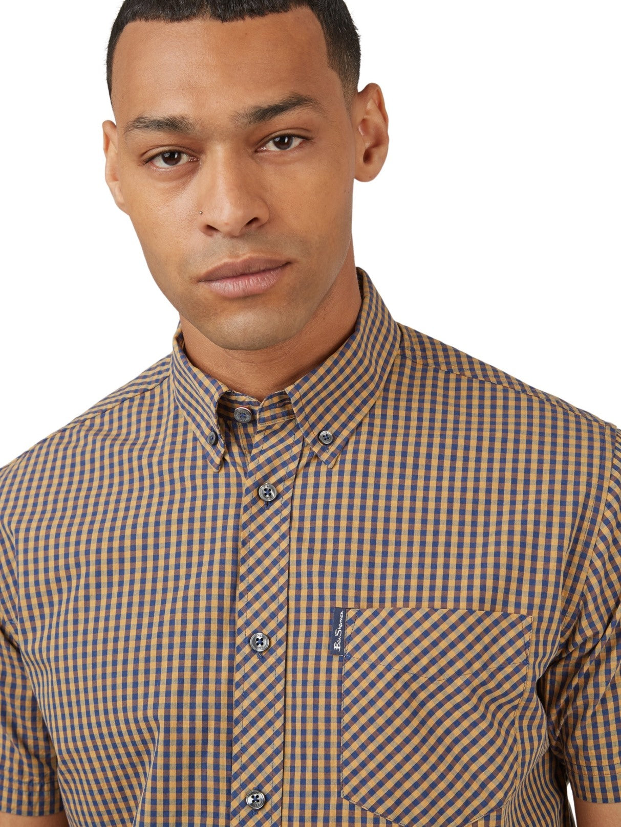 Ben Sherman Gingham Shirt - Short Sleeved