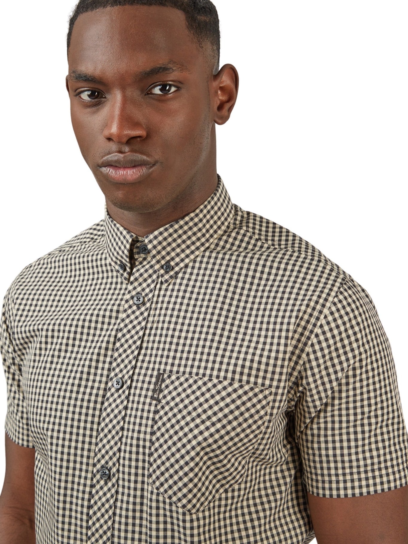 Ben Sherman Gingham Shirt - Short Sleeved