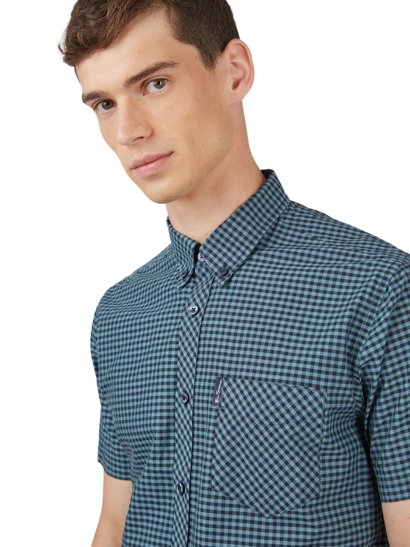 Ben Sherman Gingham Shirt - Short Sleeved