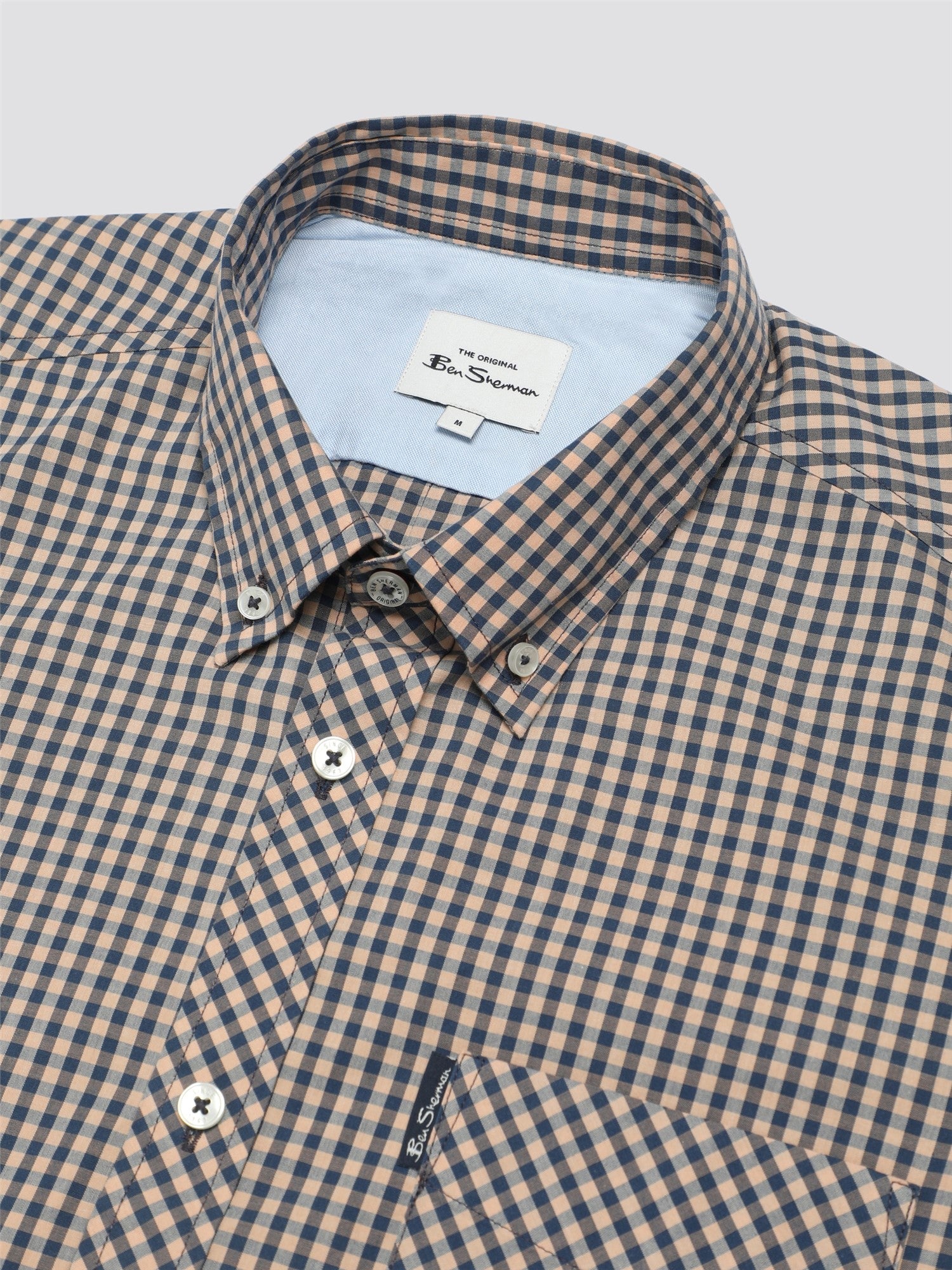 Ben Sherman Gingham Shirt - Short Sleeved