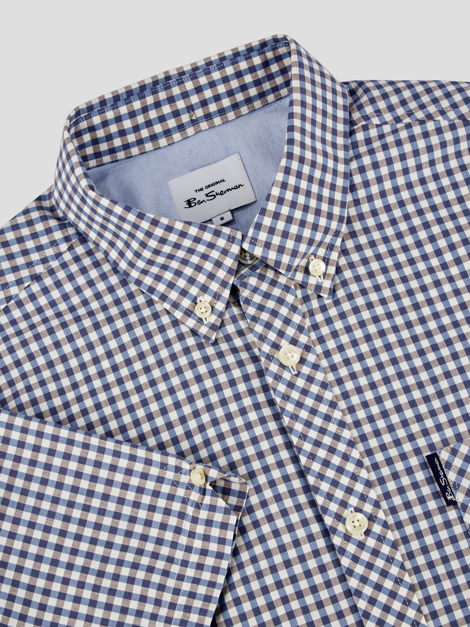 Ben Sherman Gingham Shirt - Short Sleeved