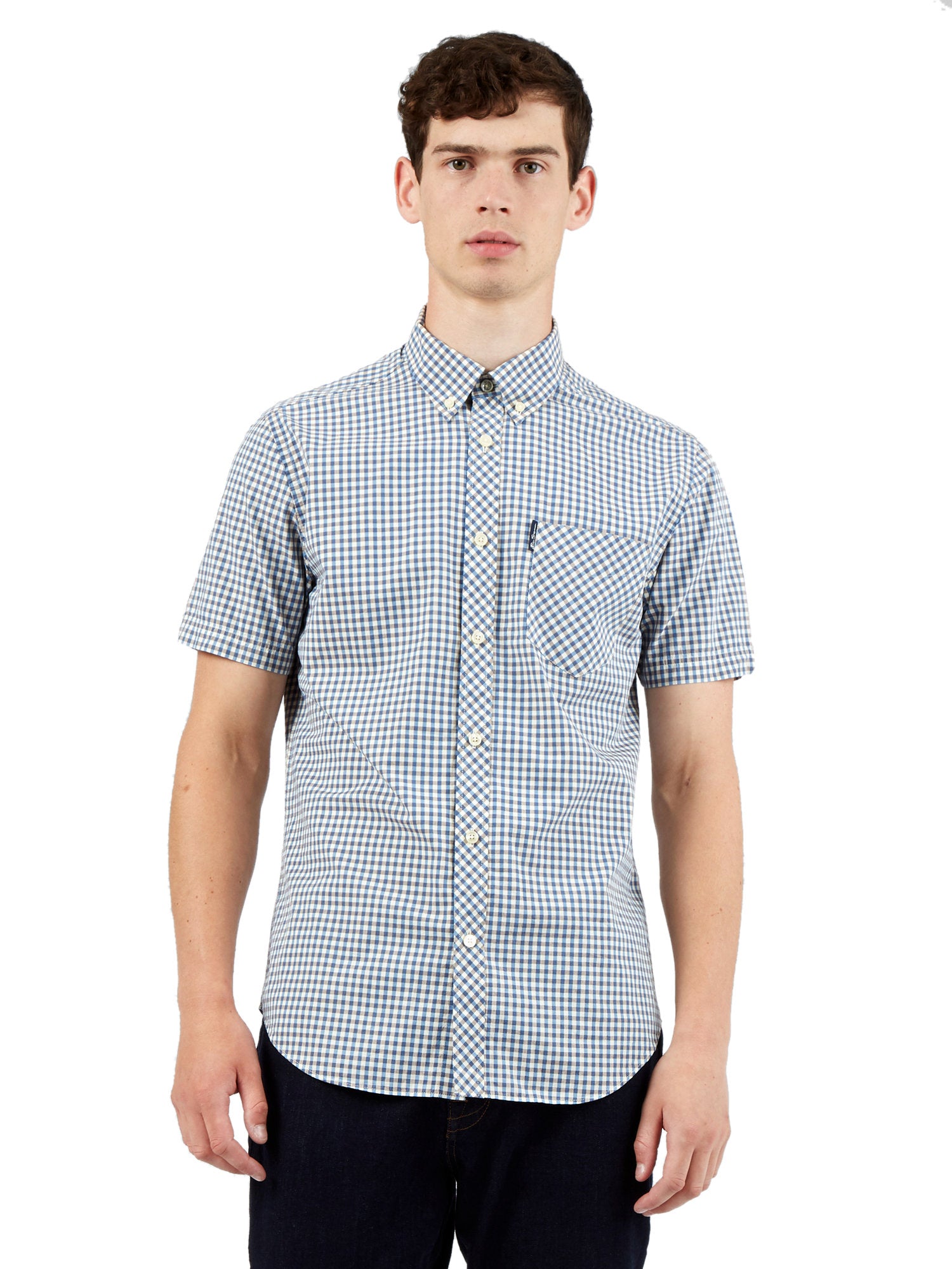 Ben Sherman Gingham Shirt - Short Sleeved