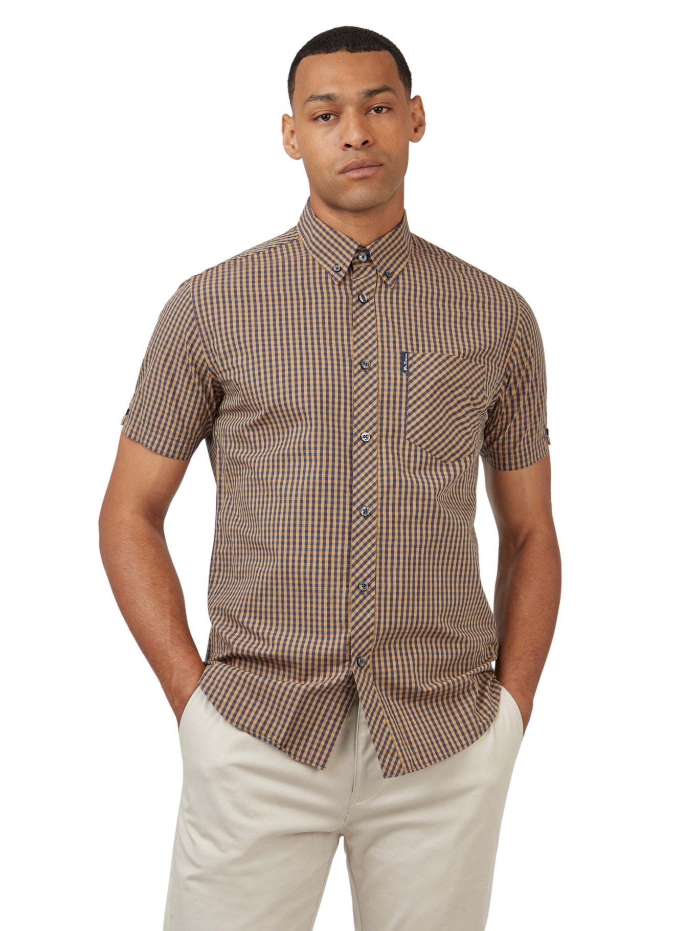 Ben Sherman Gingham Shirt - Short Sleeved