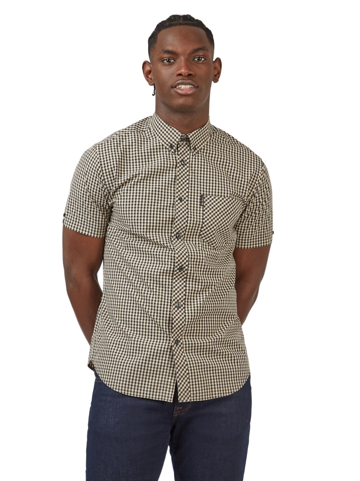 Ben Sherman Gingham Shirt - Short Sleeved