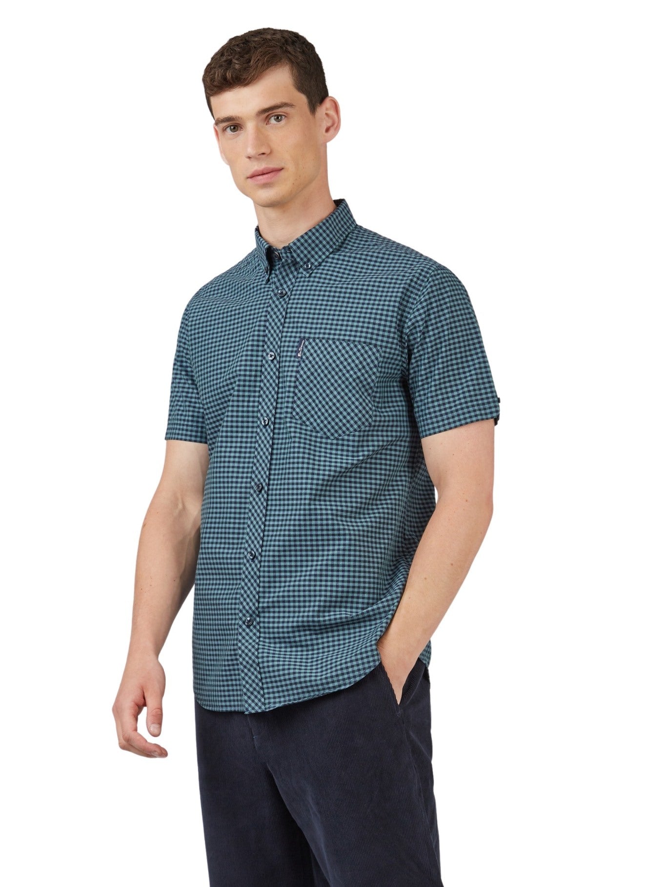 Ben Sherman Gingham Shirt - Short Sleeved