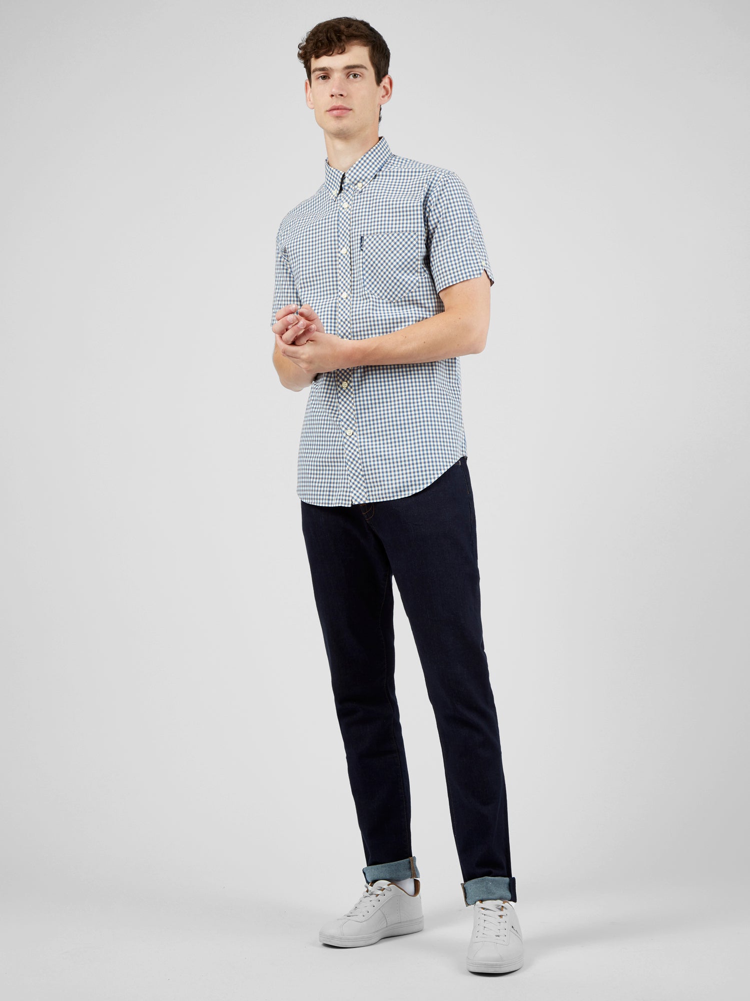 Ben Sherman Gingham Shirt - Short Sleeved