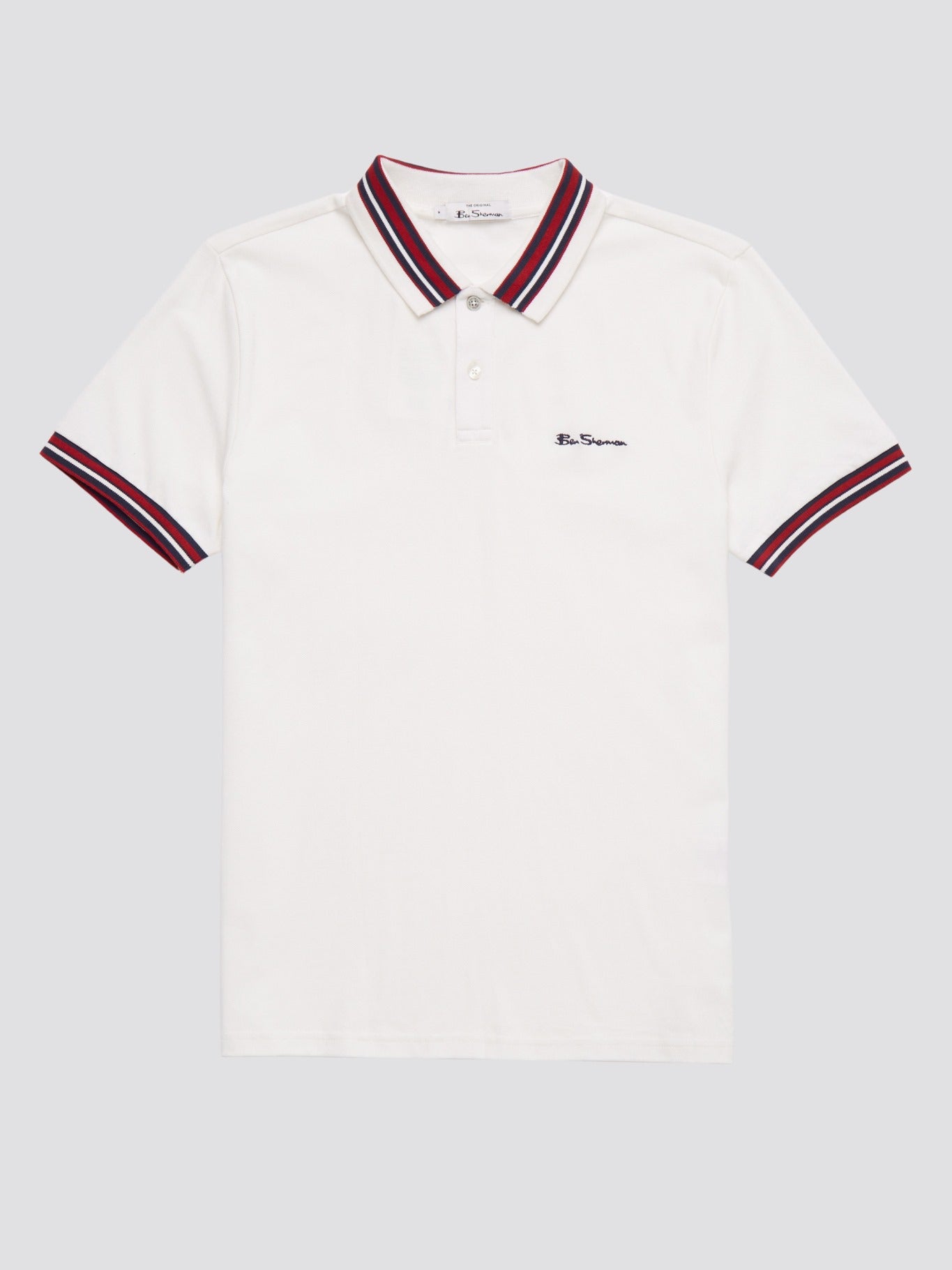 Ben Sherman Men's Pique Polo Shirt - House Collar Design