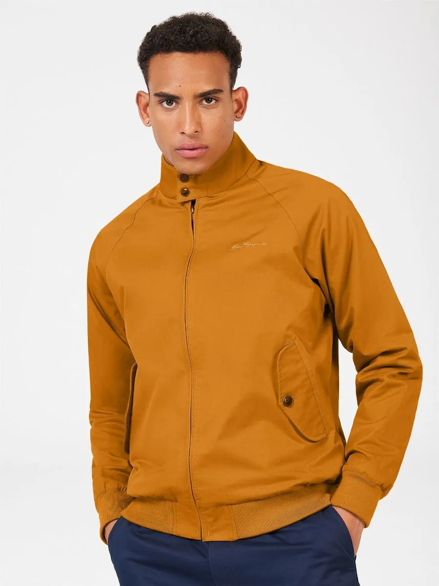 Signature Mustard Casual Harrington Jacket by Ben Sherman