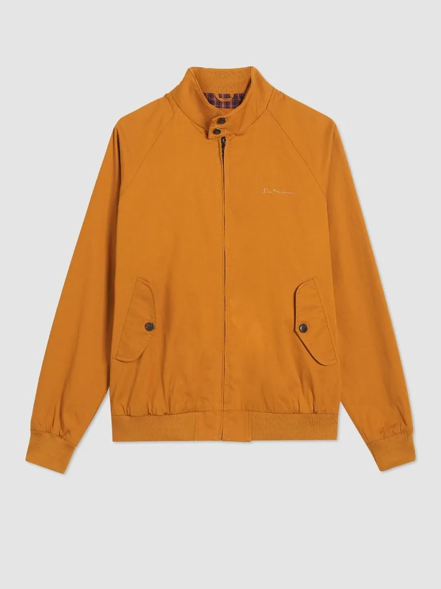 Signature Mustard Casual Harrington Jacket by Ben Sherman