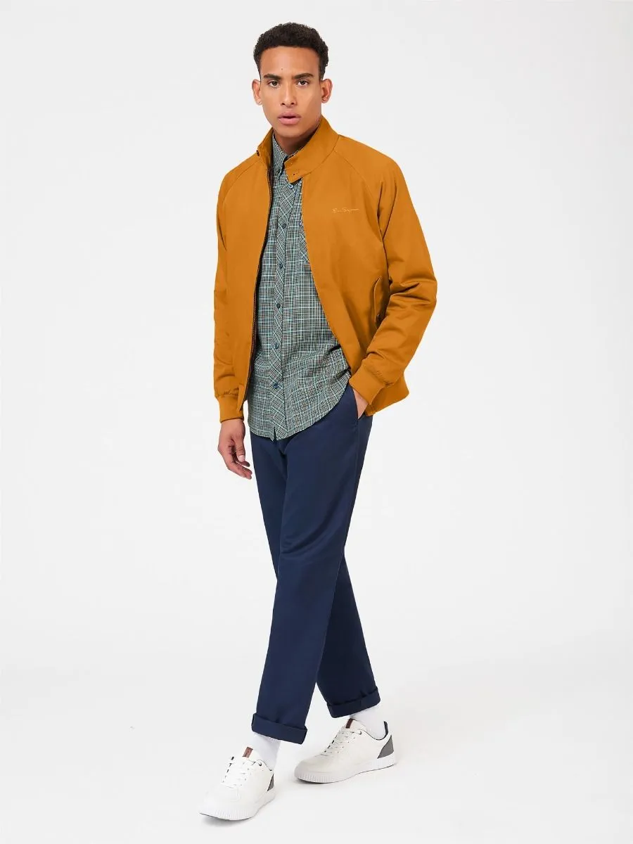 Signature Mustard Casual Harrington Jacket by Ben Sherman