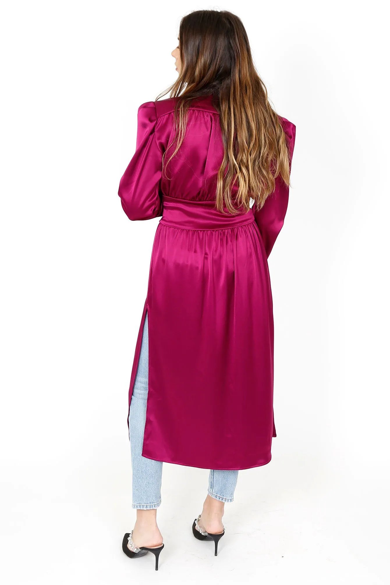 Bianca Overlet Jacket Fuchsia - Nonchalant Fashion